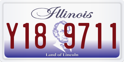 IL license plate Y189711