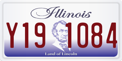IL license plate Y191084