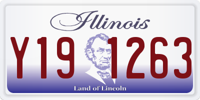 IL license plate Y191263