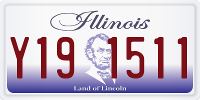 IL license plate Y191511