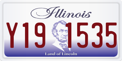 IL license plate Y191535