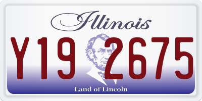 IL license plate Y192675