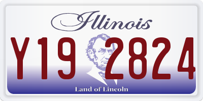 IL license plate Y192824