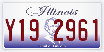 IL license plate Y192961