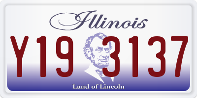 IL license plate Y193137