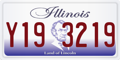 IL license plate Y193219