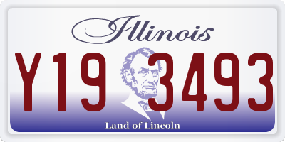 IL license plate Y193493