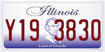 IL license plate Y193830