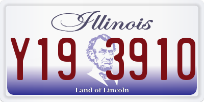 IL license plate Y193910