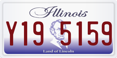 IL license plate Y195159