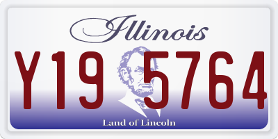 IL license plate Y195764
