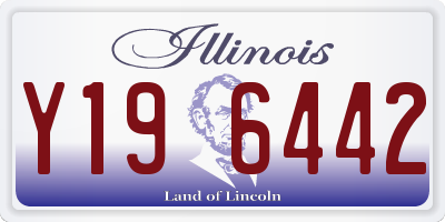 IL license plate Y196442