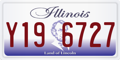 IL license plate Y196727