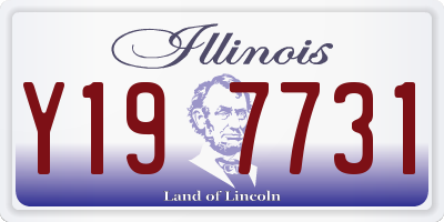 IL license plate Y197731