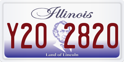 IL license plate Y202820
