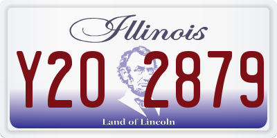IL license plate Y202879