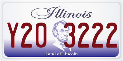 IL license plate Y203222