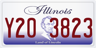 IL license plate Y203823