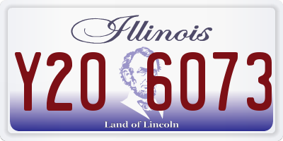 IL license plate Y206073
