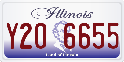 IL license plate Y206655