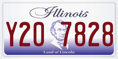 IL license plate Y207828