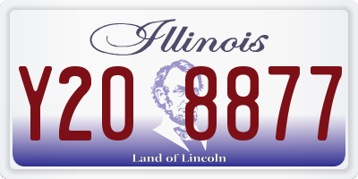 IL license plate Y208877
