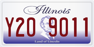IL license plate Y209011
