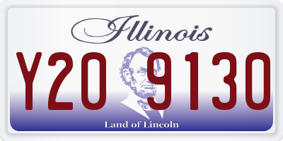 IL license plate Y209130