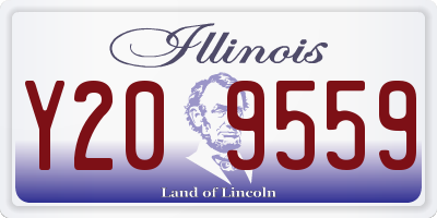 IL license plate Y209559