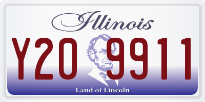 IL license plate Y209911