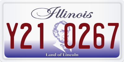 IL license plate Y210267