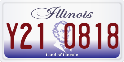 IL license plate Y210818