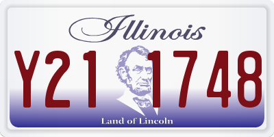 IL license plate Y211748