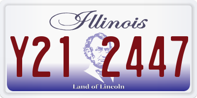 IL license plate Y212447