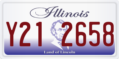 IL license plate Y212658