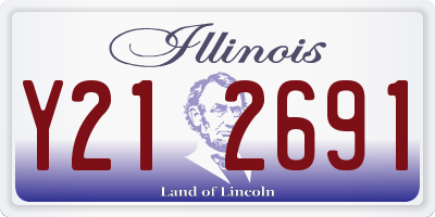 IL license plate Y212691
