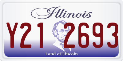 IL license plate Y212693
