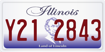 IL license plate Y212843
