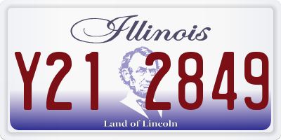 IL license plate Y212849