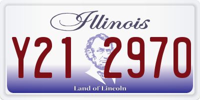 IL license plate Y212970