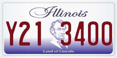 IL license plate Y213400