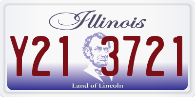 IL license plate Y213721
