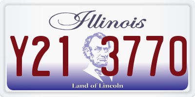 IL license plate Y213770
