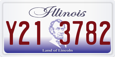 IL license plate Y213782