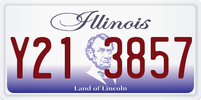 IL license plate Y213857