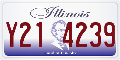 IL license plate Y214239