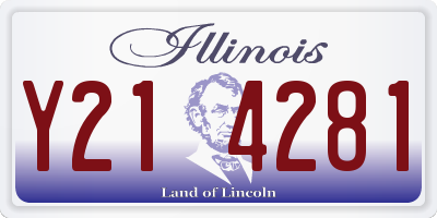 IL license plate Y214281