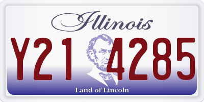 IL license plate Y214285