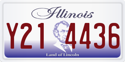 IL license plate Y214436