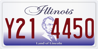 IL license plate Y214450